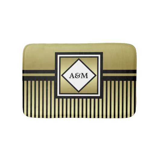 Tapis De Bain Salle de bain monogramme (Devant)