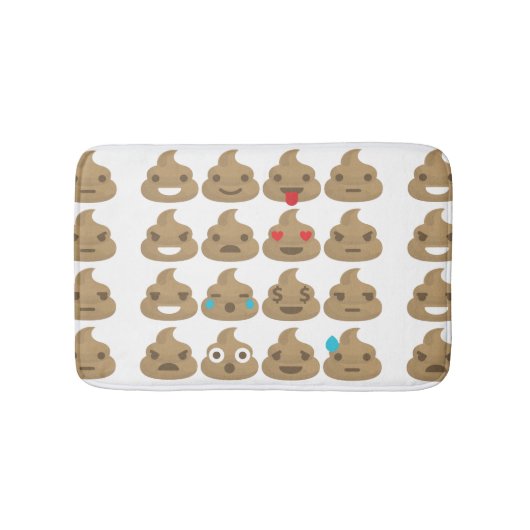 Tapis De Bain salle de bain poop emojis (Devant)