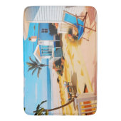 Tapis De Bain Salle de bain thème de la plage (devant Vertical)