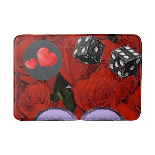 Tapis De Bain salle de bain valentines (Devant)