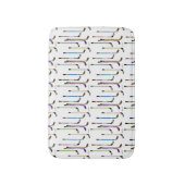 Tapis De Bain Salle de bains de bâtons de hockey (Devant (Vertical))
