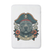 Tapis De Bain Salty Dog Pitbull (Devant (Vertical))