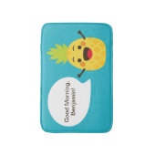 Tapis De Bain Salut les amis ! Illustration d'ananas (Devant (Vertical))
