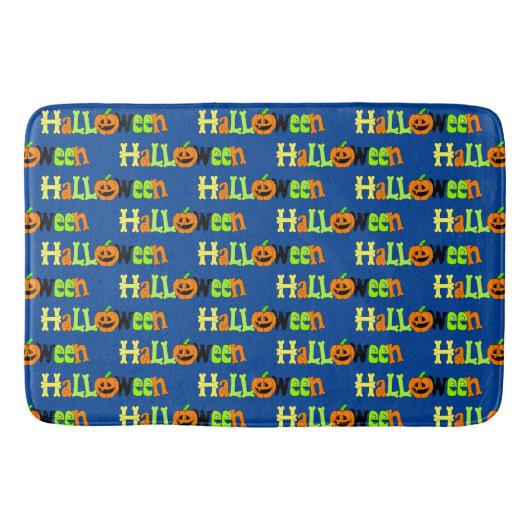 Tapis De Bain Salutation d'Halloween (Devant)