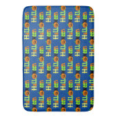 Tapis De Bain Salutation d'Halloween (devant Vertical)