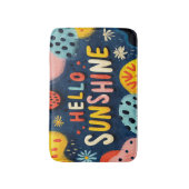 Tapis De Bain Salutation joyeuse "Bonjour Sunshine" (Devant (Vertical))