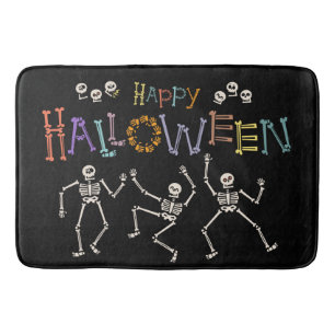 Tapis De Bain Salutations d'Halloween