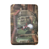 Tapis De Bain Salutations Snowman (Devant (Vertical))