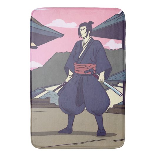Tapis De Bain samouraï (devant Vertical)