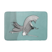 Tapis De Bain Samurai numérique (Devant)