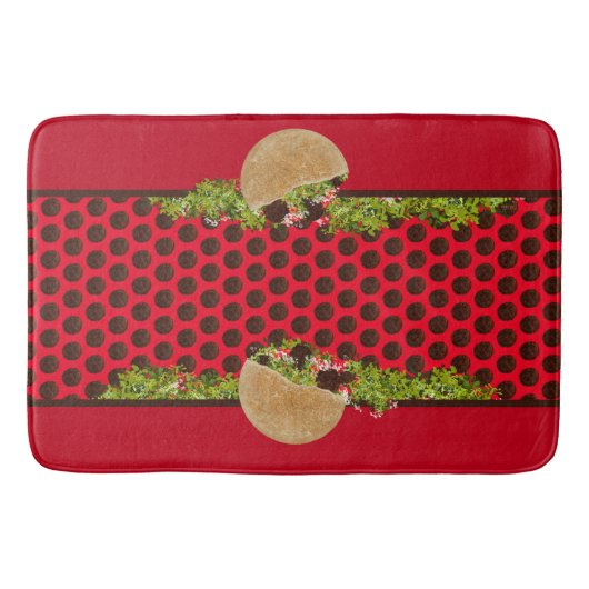 Tapis De Bain Sandwichs Falafel (Devant)