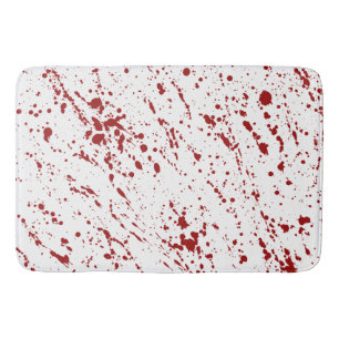 Tapis De Bain Sang imbibé, décor sanglant de Halloween d'effro