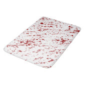 Tapis De Bain Sang imbibé, décor sanglant de Halloween d'effroi (Angle)