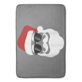 Tapis De Bain Santa Claus avec lunettes de soleil Drôle Noël Des (devant Vertical)
