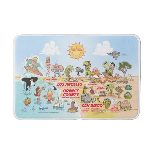 Tapis De Bain Sat de bain SoCal (Devant)