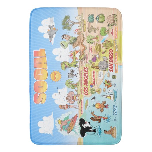 Tapis De Bain Sat de bain SoCal (devant Vertical)