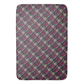Tapis De Bain Satin de canneberge courbé (devant Vertical)