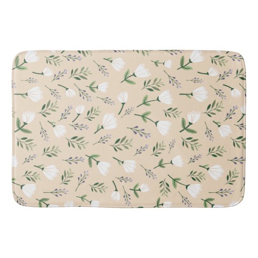 Tapis De Bain Scandinave blanche (Devant)