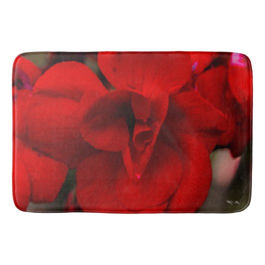 Tapis De Bain Scarlet Begonias (Devant)