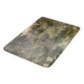 Tapis De Bain Scène botanique de cygnes dans un jardin anglais (Angle)