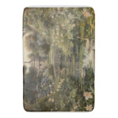 Tapis De Bain Scène botanique de cygnes dans un jardin anglais (devant Vertical)