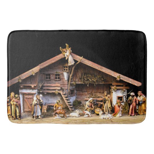 Tapis De Bain Scène de la Nativité de Noël (Devant)