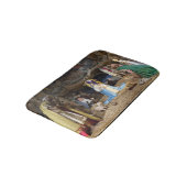 Tapis De Bain Scène de la Nativité de Noël antique (Angle)