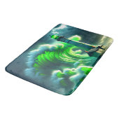 Tapis De Bain Scène de vague de phare électrique (Angle)