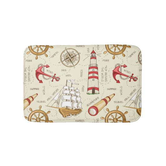 Tapis De Bain Scène d'océan (Devant)