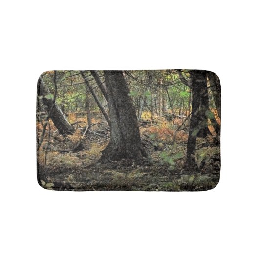 Tapis De Bain Scène forestière d'automne (Devant)