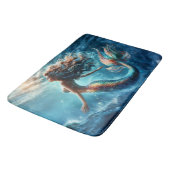 Tapis De Bain Scène mythique gracieuse de sirène (Angle)