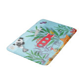 Tapis De Bain Scène sous-marine colorée (Angle)