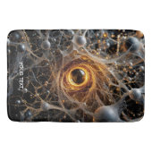 Tapis De Bain Scène spatiale Abstraite Imaginaire (Devant)