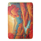 Tapis De Bain Scène vibrante de la rivière Fall (devant Vertical)