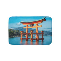 Scenic landscape with Japanese Torii Gate