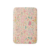 Tapis De Bain Schéma floral clair (Devant (Vertical))