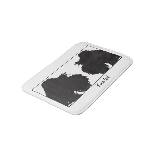 Tapis De Bain Schnauzer (Angle)