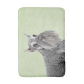 Tapis De Bain Schnauzer (Giant, Standard) Peinture - Chien Art (Devant (Vertical))