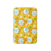 Tapis De Bain Scooby-Doo | Modèle floral de caractère (Devant (Vertical))