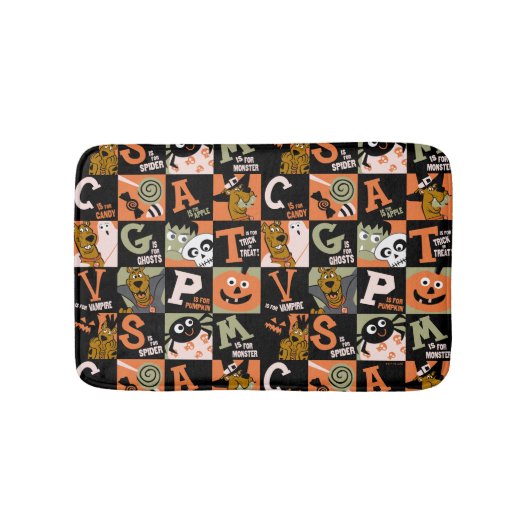 Tapis De Bain Scooby-Doo | Motif Halloween (Devant)
