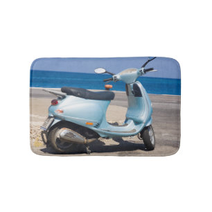 Tapis De Bain Scooter sur la plage Ephesus, Turquie