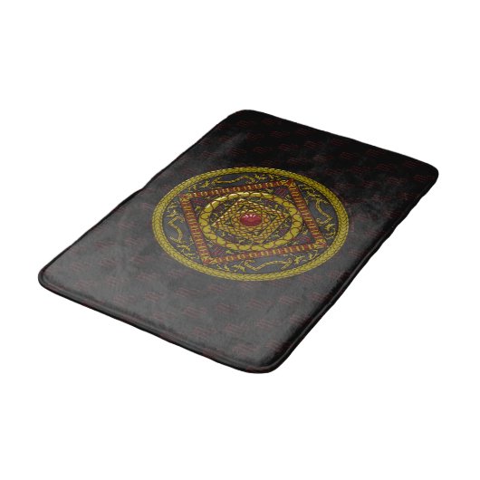 Tapis De Bain Scorpio Mandala Bath Mat (Angle)