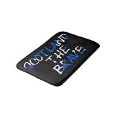 Tapis De Bain Scotland The Brave on Scottish Flag bmcnt (Angle)