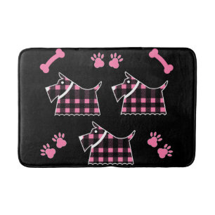 Tapis De Bain Scotty Terrier Chiens Cute Funny Terriers Race The