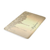 Tapis De Bain Script Custom Name Gold Parties scintillant Drives (Angle)