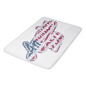 Tapis De Bain Script Drapeau Semiquincentenaire America 250 (Angle)
