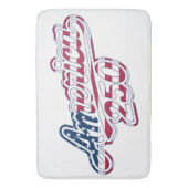 Tapis De Bain Script Drapeau Semiquincentenaire America 250 (devant Vertical)