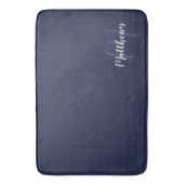Tapis De Bain Script moderne Monogramme personnalisé et nom de f (devant Vertical)
