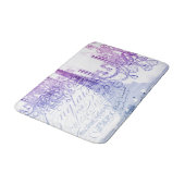 Tapis De Bain scripts chandelier violet tour eiffel paris (Angle)
