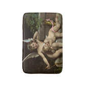 Tapis De Bain se reposer de 2 rétro cupidons (Devant (Vertical))
